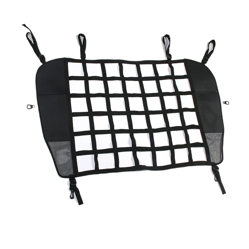 Car Trunk Isolation Net Storage Bag Organizer For Ford Bronco 2021 2022 4-Door Interior Accessories, Black