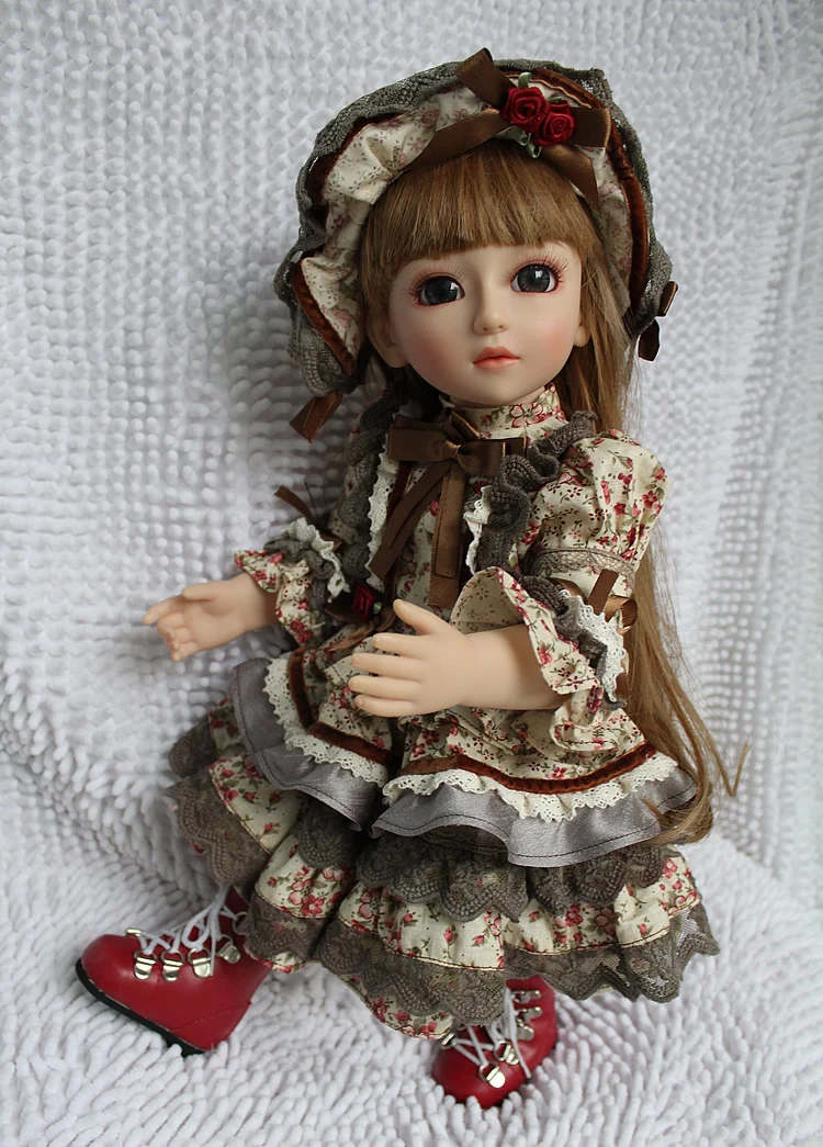 

SANDIE Beautiful SD/BJD doll 18inch top quality handmade doll poseable with joints good for children and birthday present