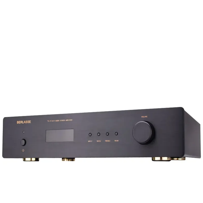 AMXEKR TS-11 120w*2 2-channel Stereo Amplifier High Power Bluetooth 5.0 Fiber Coaxial Input JRC5532 HIFI Subwoofer Amplifier