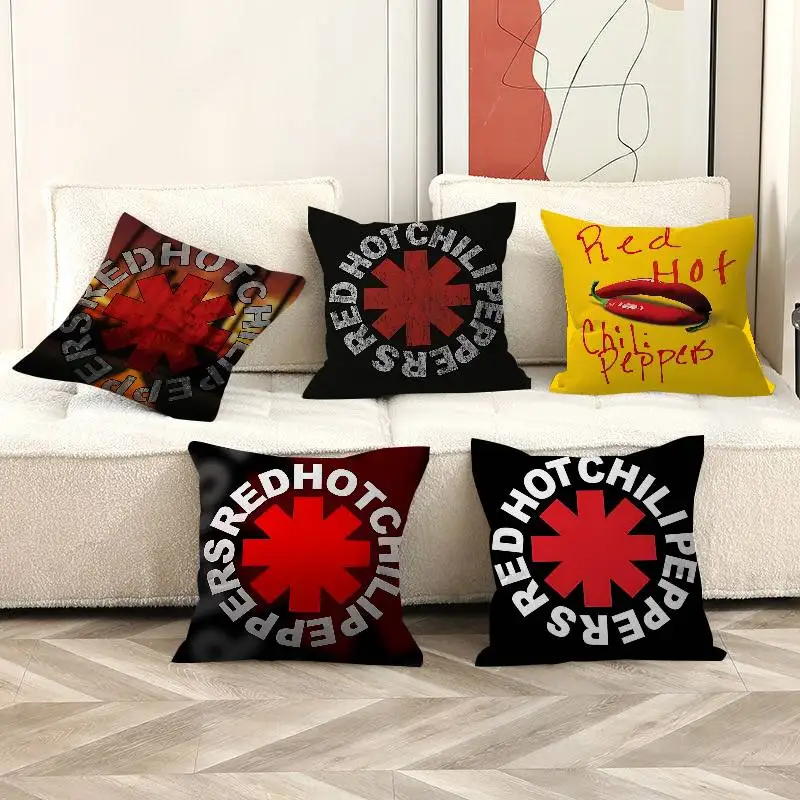 Hot R-Red Hot C-Chili P-Peppers Personalized Picture Text Home Decorative Pillows Household Gifts 45x45cm