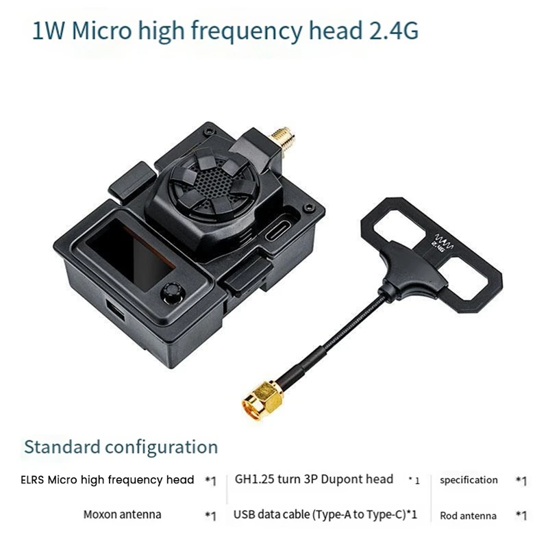 For BETAFPV ELRS Micro-TX Module 2.4Ghz Cooling Fan Heat Sink Module For T16IZ T16SZ T18SZ ET16