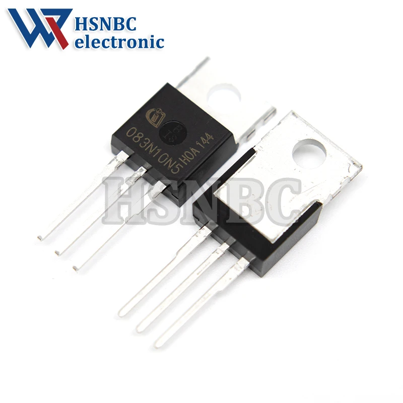 10 قطعة/الوحدة IPP083N10N5 083N10N5 IPP083N10N5AKSA1 TO-220 73A 100V N-قناة الطاقة MOSFET الترانزستور 100% جديد الأصلي
