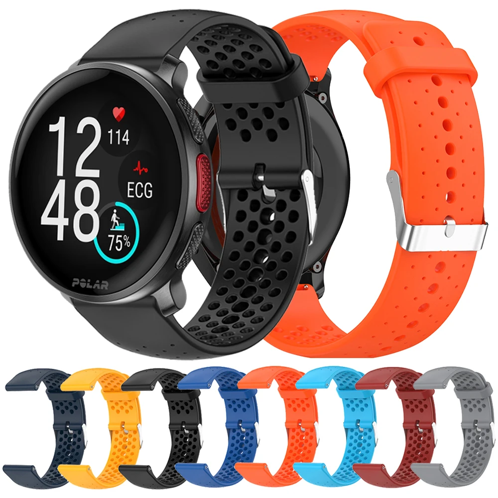 POLAR Watchバンド VANTAGE V3 M3 2/GRIT X Pro Titan Ignite 3 Pacer Pro用 20/22mmストラップ、COROS PACE 3用シリコンブレスレット