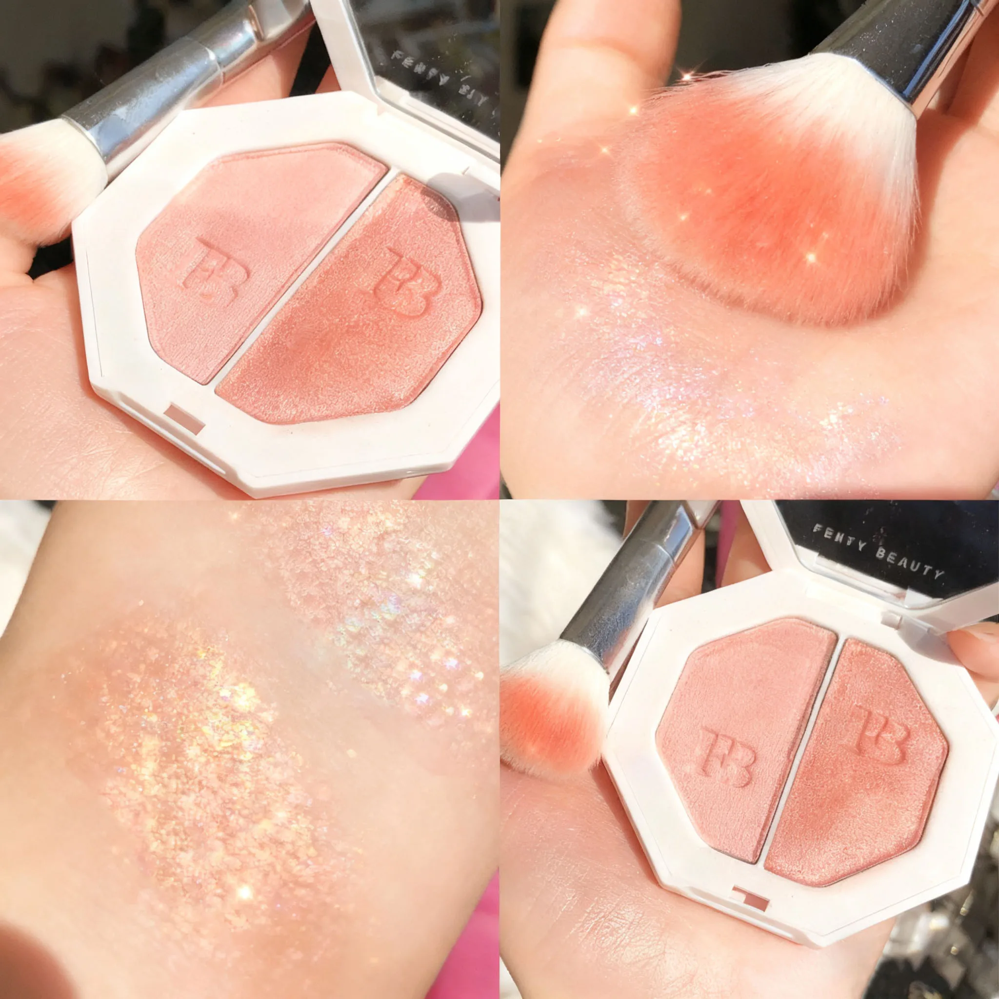 펜티 뷰티 라벤더 버터 루즈 파우더 오일 컨트롤 허니 파우더 소프트 포커스 쇼 컴플렉션 화이트닝 브랜드 메이크업 제품