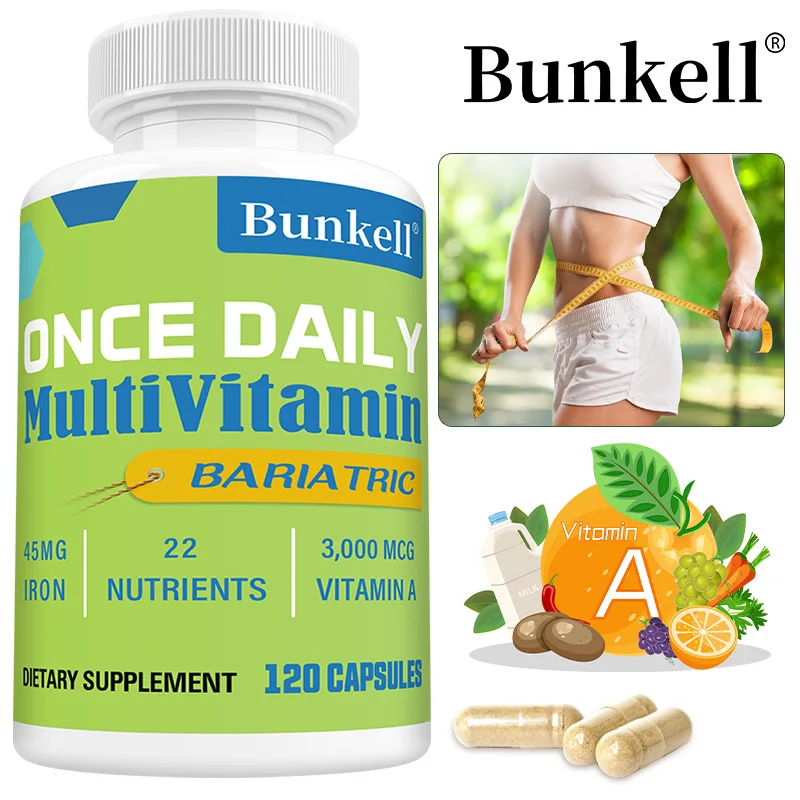 

Once Daily Multivitamin Capsules - 22 Essential Nutrients, Vitamins and Minerals, Improve Focus, Protect Heart,Bone, Skin& Hair
