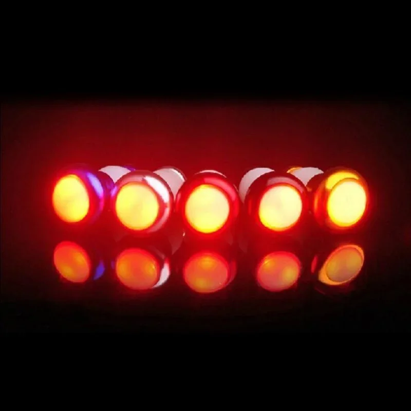 1Pair Bike Handlebar Light Bicycle Cycling Turn Signal LED Handlebar Bar End Plugs Indicator Lights Bicycle Accessories