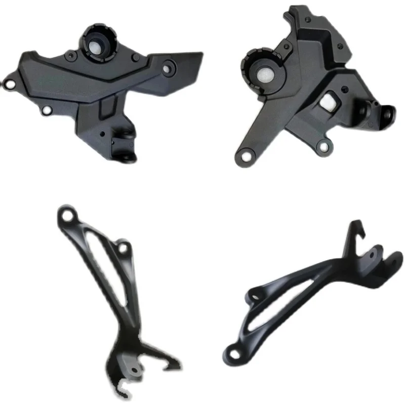 Motorcycle Front Footrests Foot Pegs Pedal Bracket For Kawasaki Ninja Z650 2020 2021