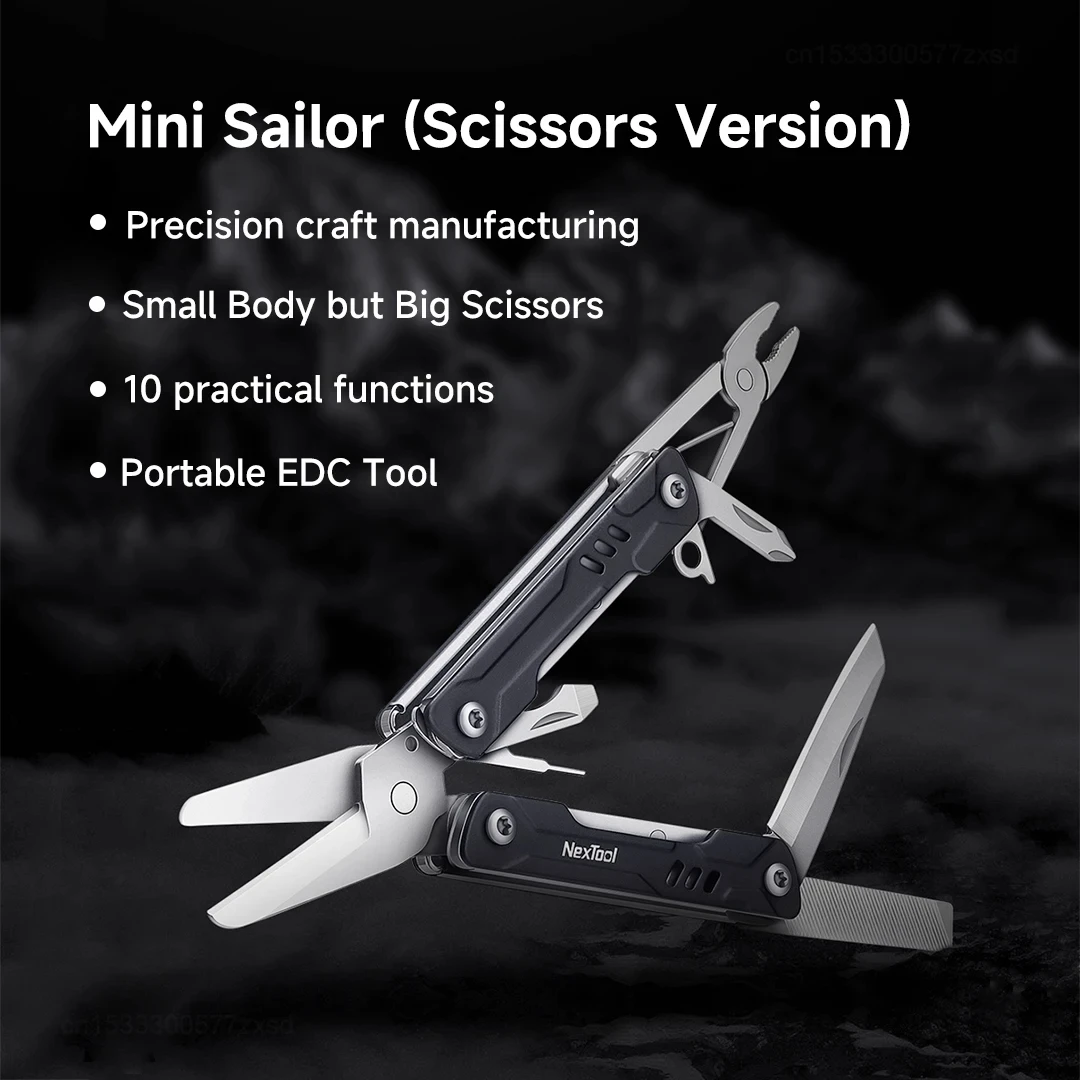 Xiaomi NexTool 10 in 1 Multi-tools Portable Pocket Folding Knife Scissors File Screwdriver Outdoor Camping Household Manual Tool