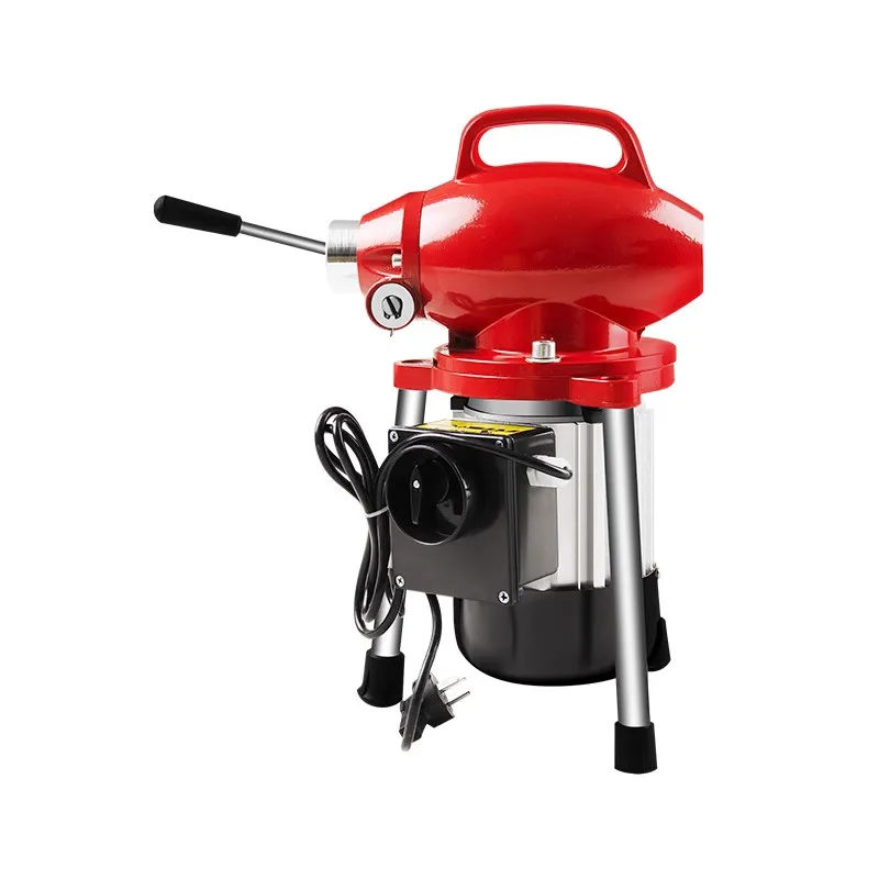 Professional sewer water pipe dredging machine, special tools to dredge electric toilet blockages