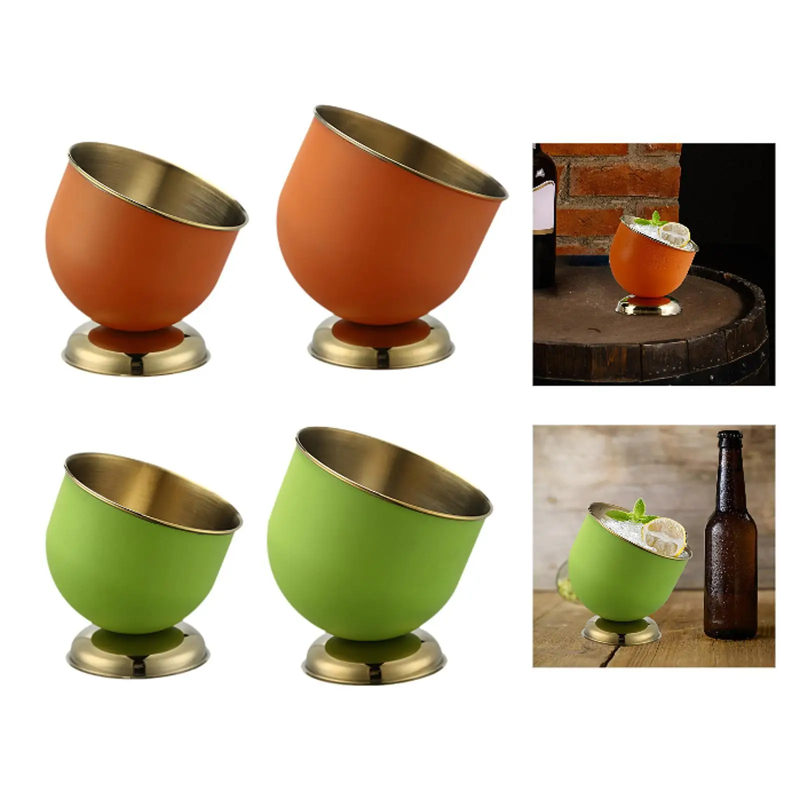 

Stainless Steel Ice Bucket Drinks Bucket with Base Champagne Bucket Wine Bucket