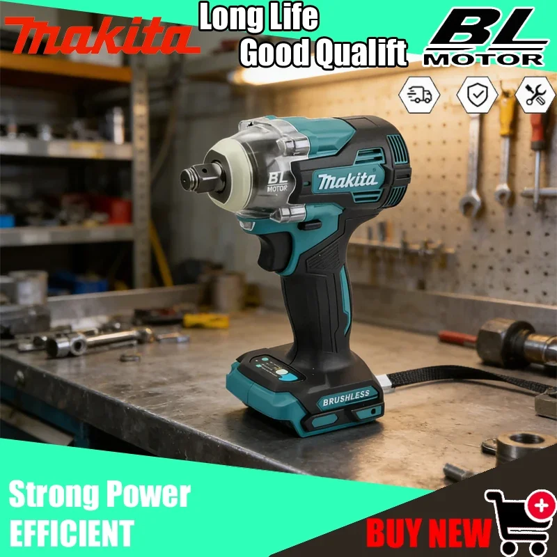 

Электрический инструмент Makita TW004G 630Нм, бесщеточный шуруповерт, аккумуляторная дрель-шуруповерт, электроинструмент