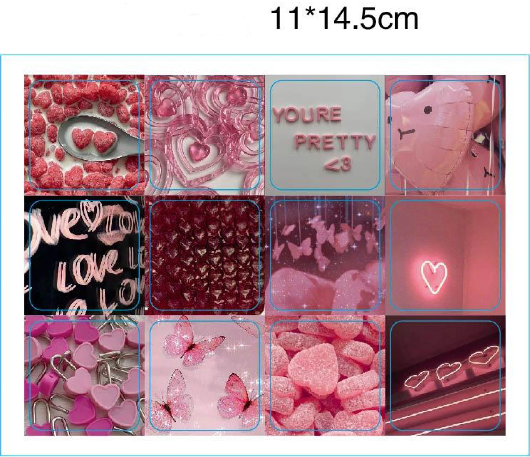 

Pink Custom 3D Stickers Luxury DIY Adhesive Decal for Tablet Fashion DIY Silicone Stickers for Phone Waterproof Phone Decal