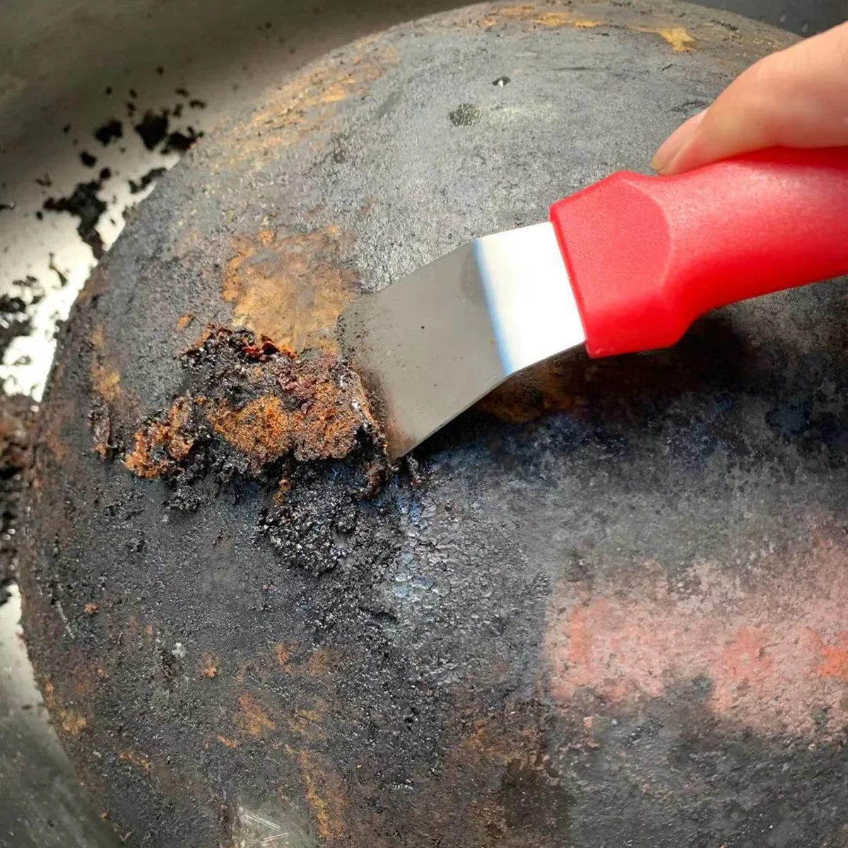 أداة تجريد الطلاء، تنظيف لإزالة الملصقات، الملصقات، الطلاء من الزجاج والموقد، مكشطة، مجرفة تنظيف المطبخ #4