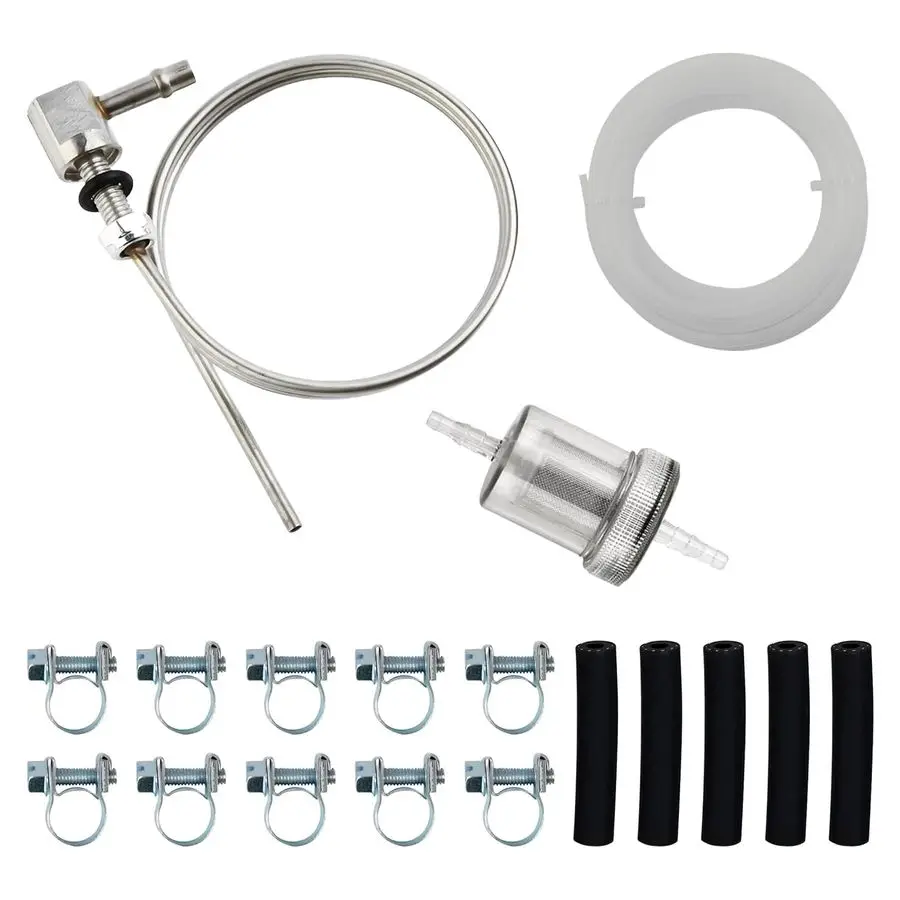 

Filter Hose Clip Pipe Line Kit for Webasto Eberspacher Diesel Heater Up to 5KW Fuel Stand PipeAir Parking Heater Tube Standpipe