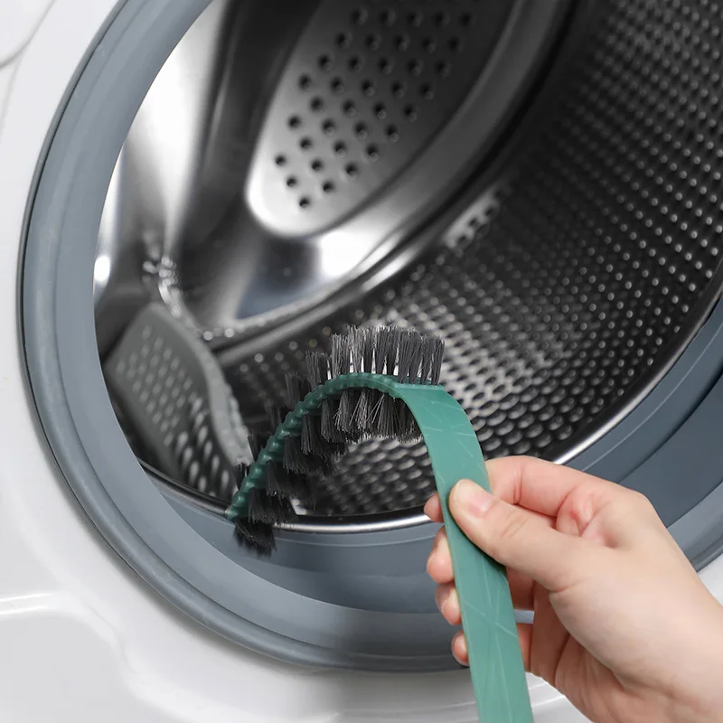 Drum washing machine cleaning brush extended handle wave wheel washing machine inner wall dirt cleaning artifact gap brush