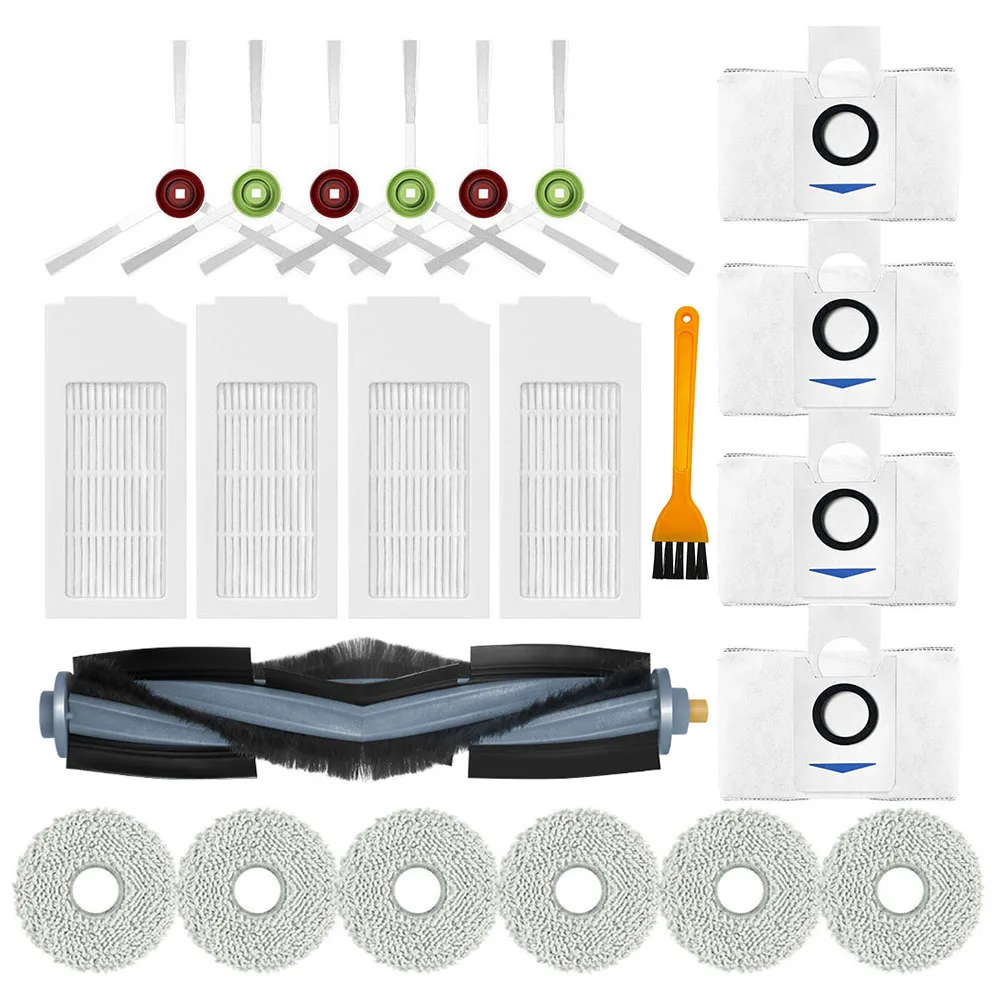 Main Brush Cover Dust Bags Side Brushes Hepa Filter Mop Pad For Ecovacs Deebot X1 OMNI/T10 OMNI Robot Vacuum Cleaner Parts
