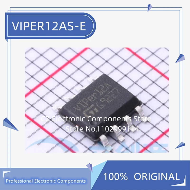 1PCS/LOT Power Chip VIPER12A VIPER12AS-E SOP8 VIPER12ADIP-E DIP8 Converter Offline Topology 60kHz 8-SOIC