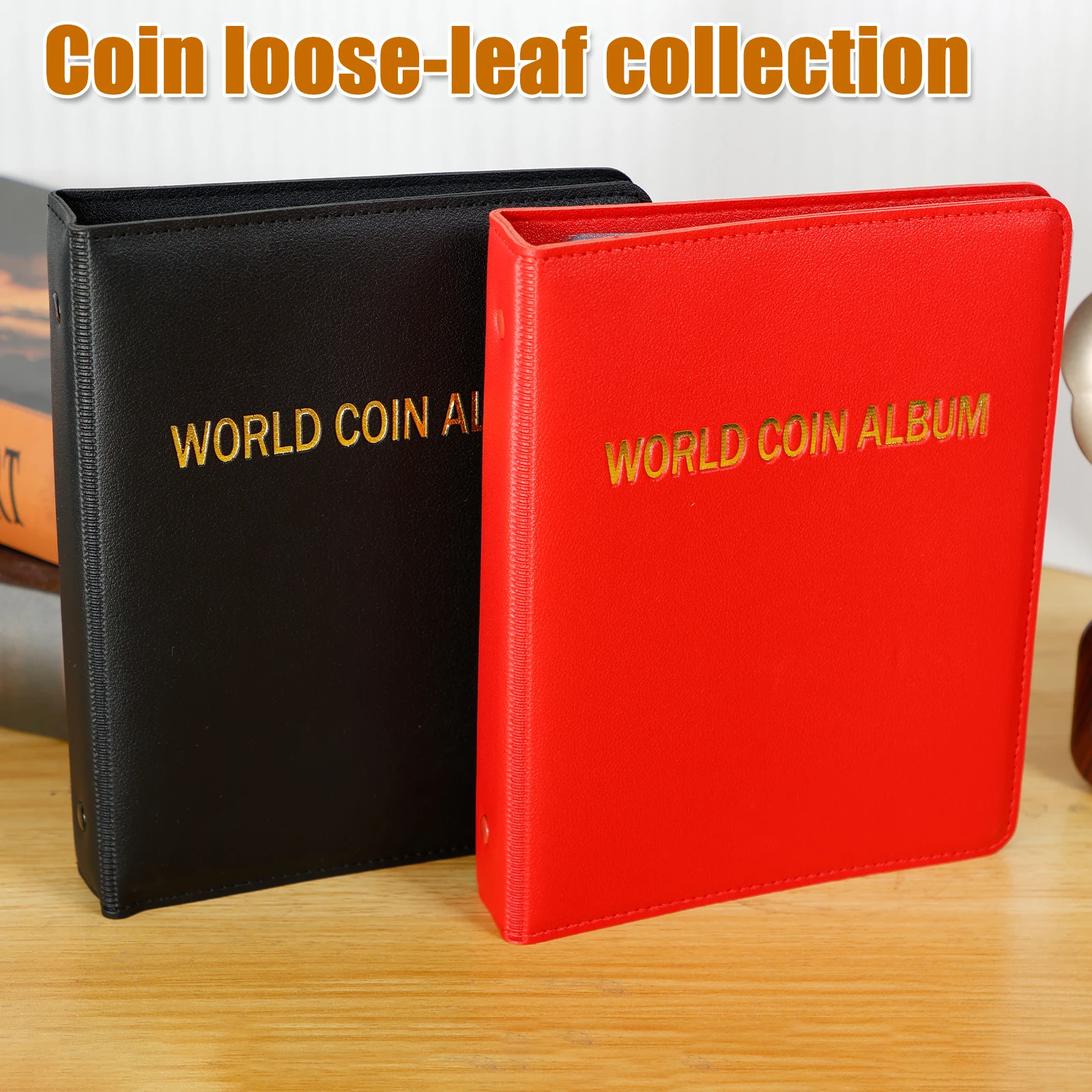 

Pressed Penny Holder for Pence Cents Loose Leaf Penny Collection Album Large Capacity 360 Grids Pressed Penny Book with Wear