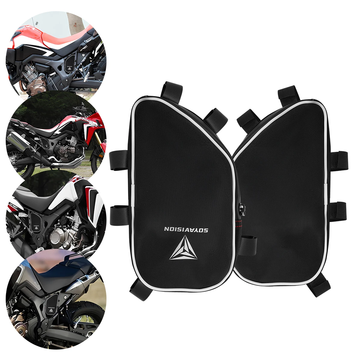 

Motorcycle Frame Crash Bars Bag Repair Tool Placement Bag For Honda CRF1000L CRF1100L Adventure Sports