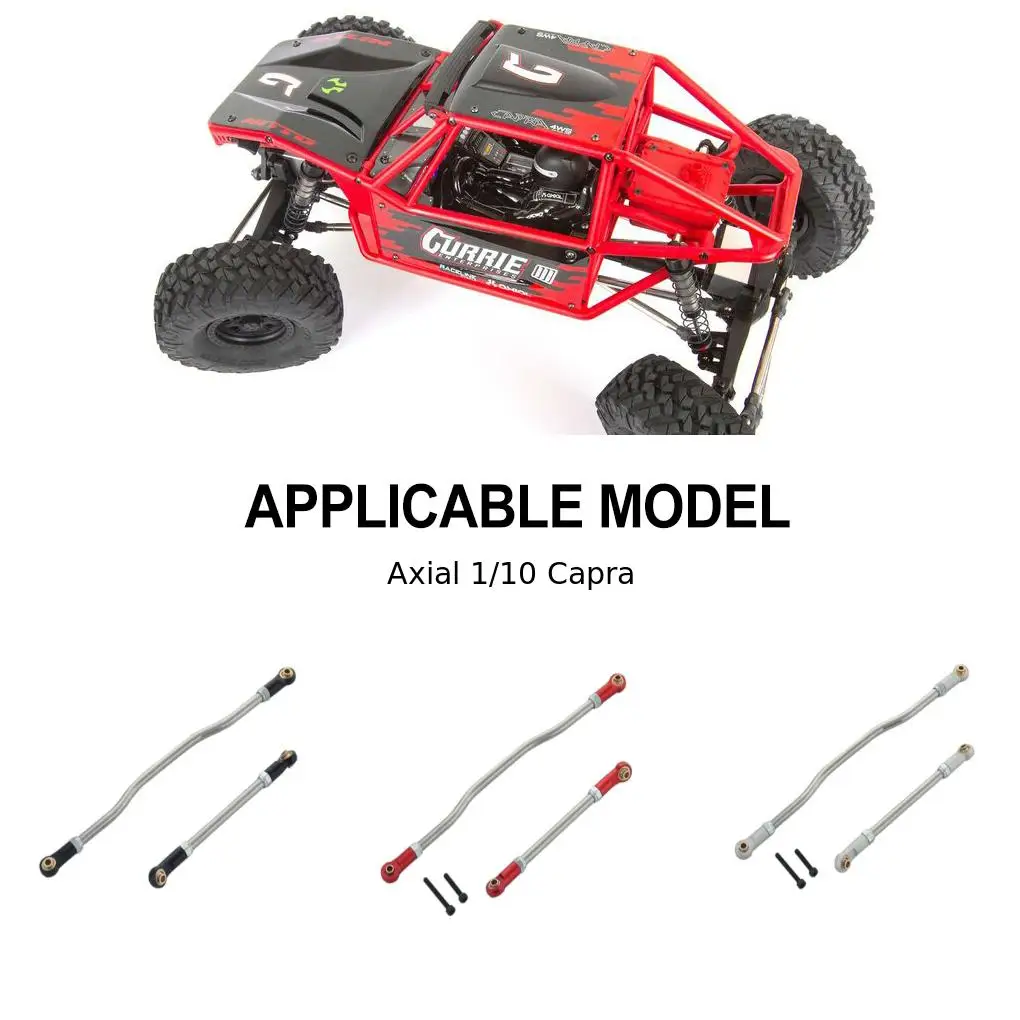 Lega di alluminio 1/10 asta di collegamento dello sterzo per Axial Capra RC Car Part RC accessori per auto parti di ricambio parte di aggiornamento