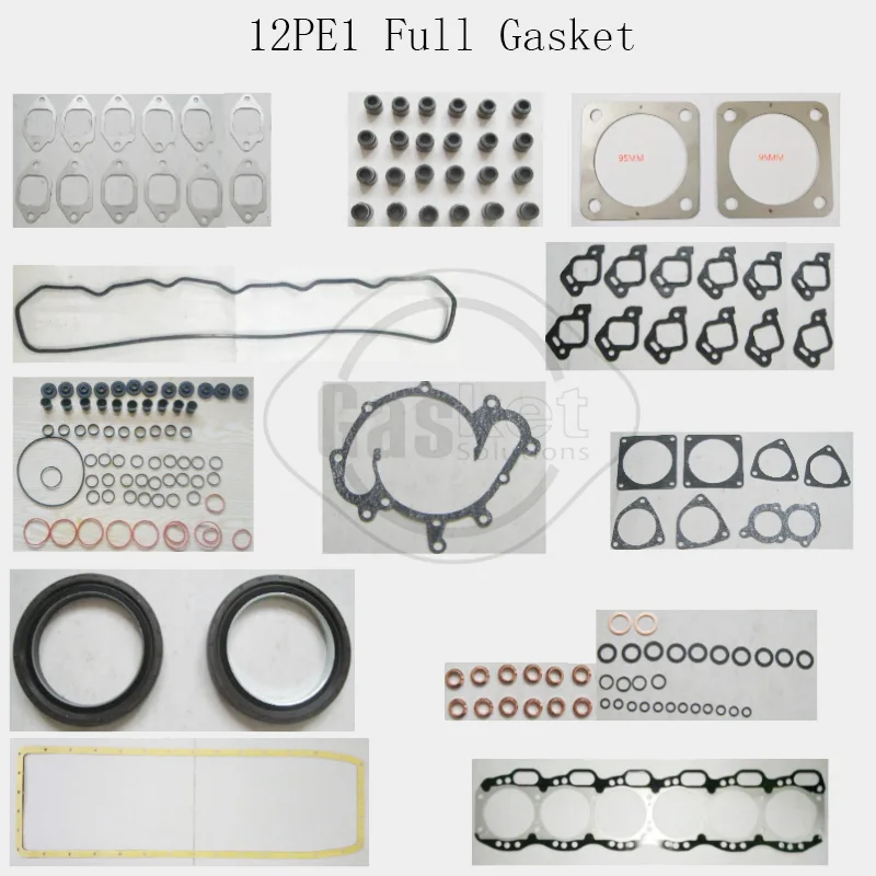 4ZB1 4ZC1 12PE1 DA120 D640 6UZ1 Full Gasket Kit For Isuzu Engine Forklift Tractor Excavator 1878113110 1878135750