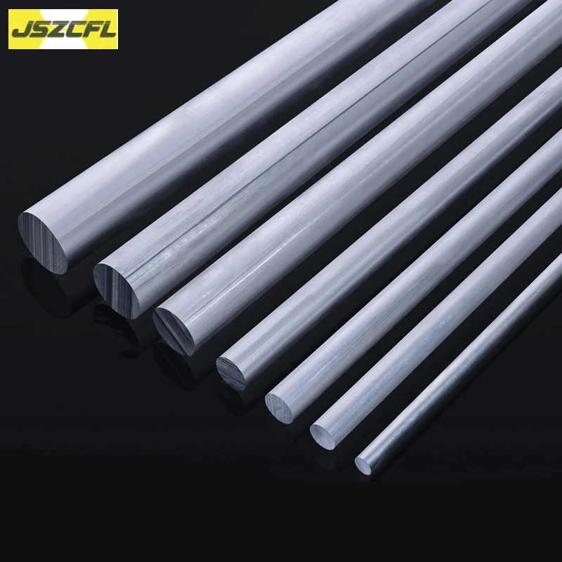 

7075 Aluminum Alloy Rod Solid Al Bar Aviation Alumin Material Diameter 2mm - 40mm Length 500mm