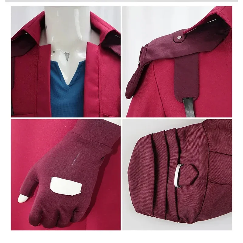 

A;3.b,CosplayGame DMC 5 Dante Cosplay Costume Red Jacket Coat Gloves Set Outfits Disguise Carnival Role Play Uniform S3'd,5;h.9/