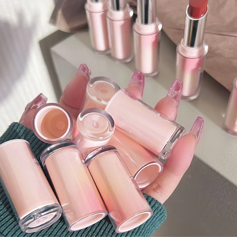 HERORANGE Water Gloss Mirror Lipstick Crystal Jelly Transparent Lip Stick Moisturizing Long-lasting Solid Lip Gloss Makeup