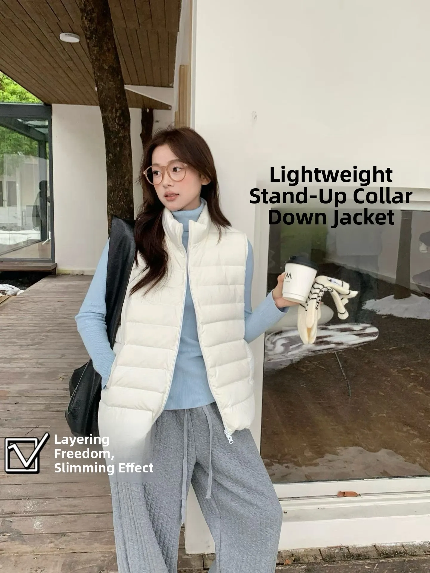 

Tee-Color down Vest Large Size Fat MM Slim oulder Outerwear 200 Pou Warm Lightweight Padded Jaet Synthetics Fibers