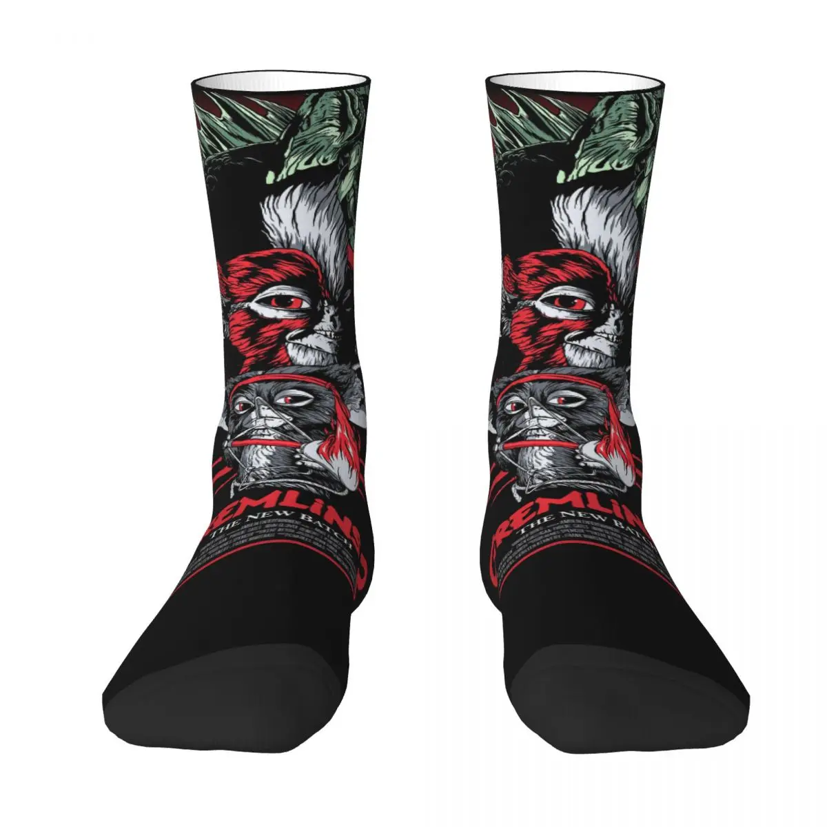 The Dark Side Of The Devil Gremlins Poster Unisex Winter Socks Outdoor Fun printing Socks Street Style Crazy Sock