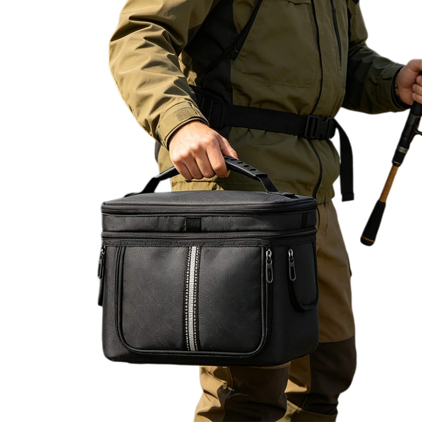 Portable Carrying Bag for Solar Generator EB3A 268Wh LiFePO4 with Multi-Pockets Waterproof with Handles and Detachable Straps