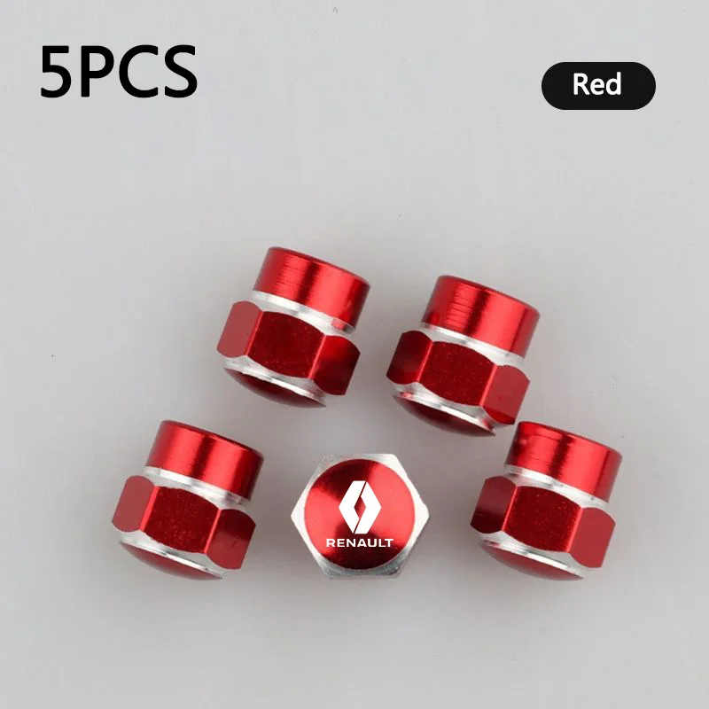5 قطعة المضادة للانزلاق سيارة عجلة الاطارات صمام قبعات الغبار الجذعية غطاء لرينو داسيا المناظر الطبيعية الخلابة Loguna Twingo رمز فلونس اسبيس كليو