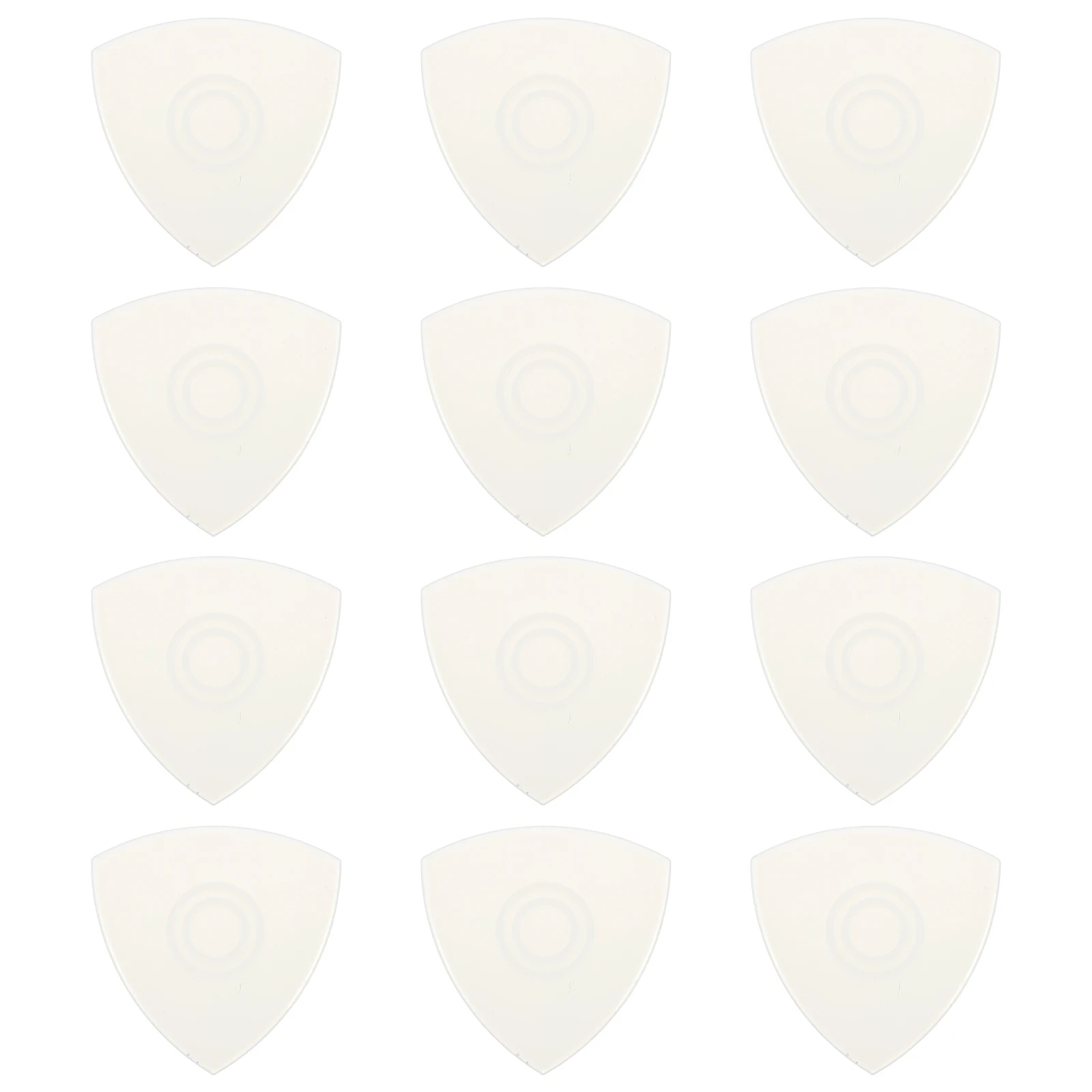 

12pcs Non-Slip Guitar Picks Medium Nylon Durable Replacement Accessories For Ukulele Bass Liuqin Yueqin Musical Instrument