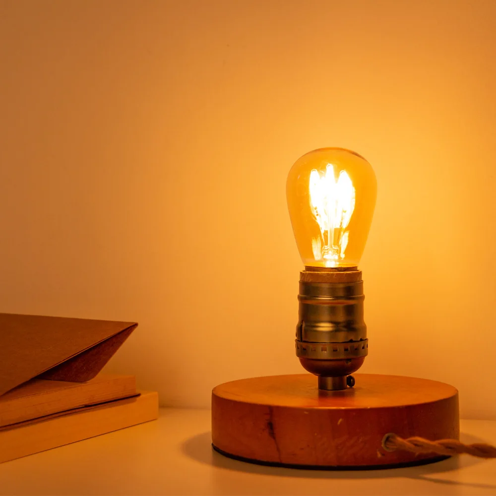GANRILAND E27 Retro LED Spiral Filament Light Bulb A19 ST64 G80 G95 G125 3W 2200K Vintage Decorative Lamps Dimmable Edison Lamp