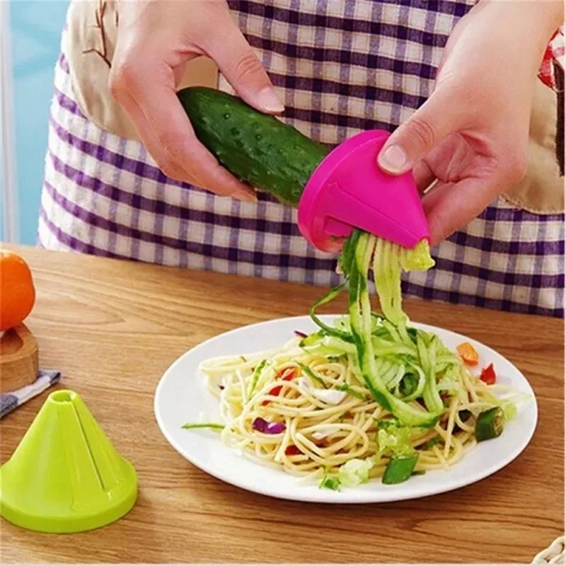 Kitchen Rotating ShredderSpiral Peeler Manual Vegetable Slicer Fruit Potato Radish Grater Kitchen Gadgets Kitchen Accessories