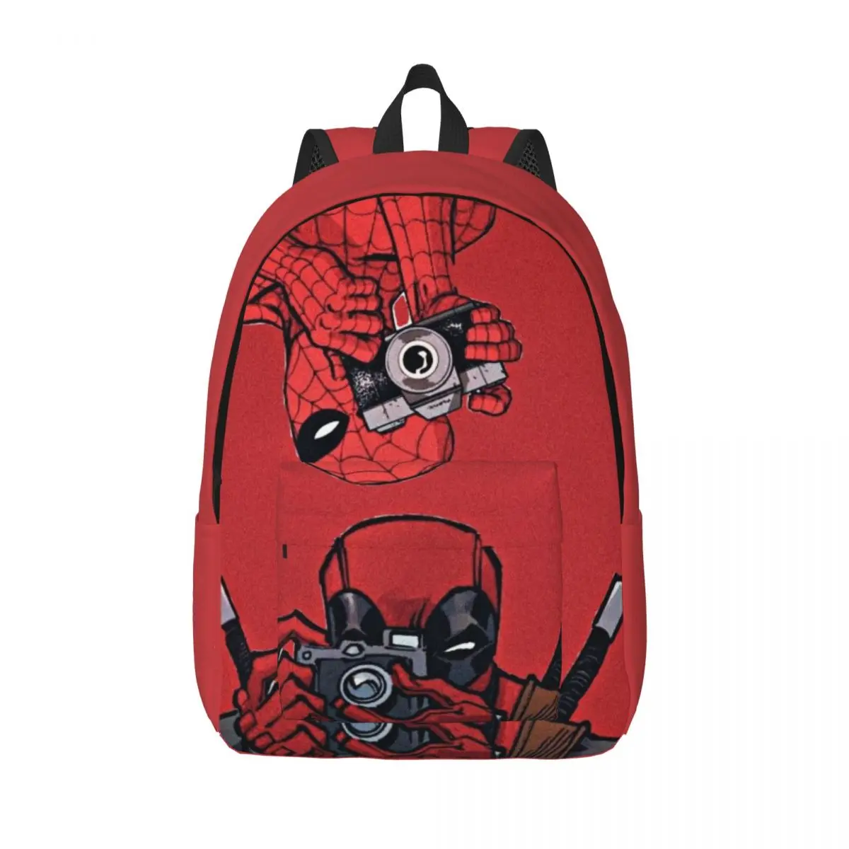 Custom Deadpool Photograph Canvas Backpacks for Women Men School College Students Bookbag Fits 15 Inch Laptop Bags