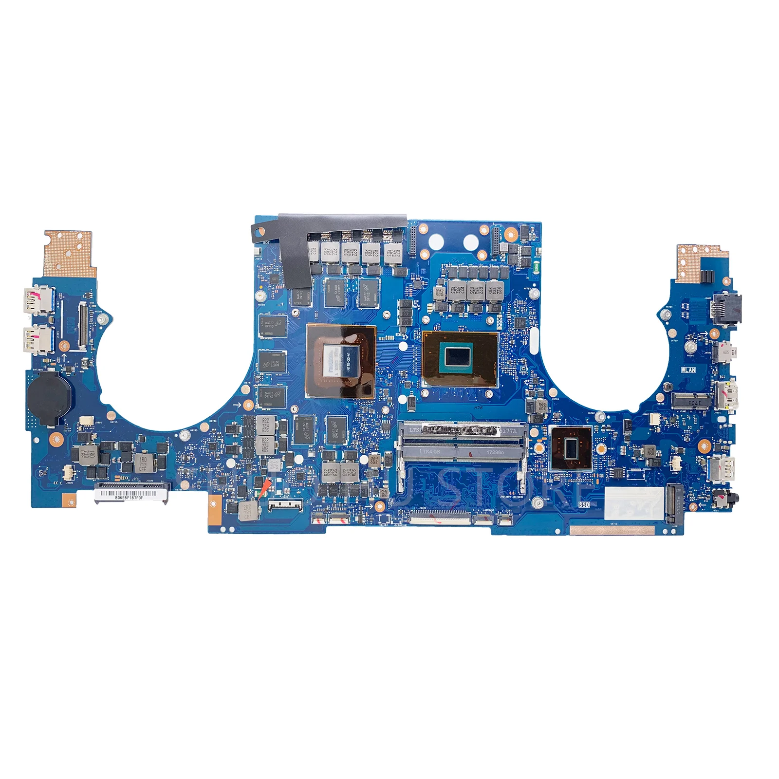 KEFU GL702VI Mainboard For ASUS ROG Strix GL702V S7V S7VI Laptop Motherboard With CPU i5-7300H I7-7700HQ GTX1080-8G 100% Test OK