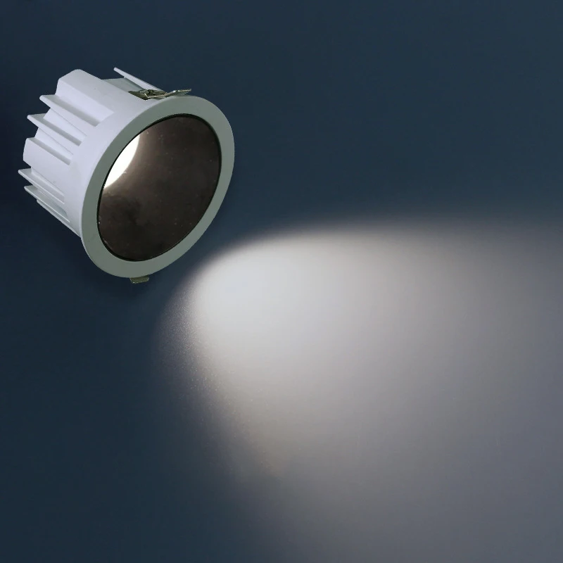 Waterproof Downlight IP65  110V-220V Anti-Glare  Kitchen Bathroom Toilet Eaves Black White LED Ceiling Lamp Spot Light