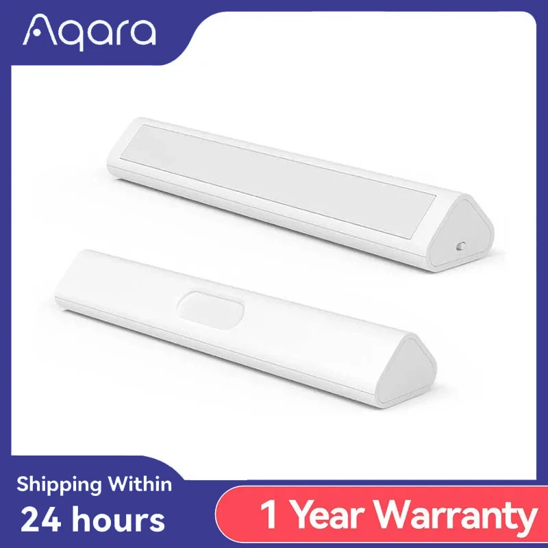 Aqara Induction LED Night Light Magnetic Installation with Human Body Light Sensor 2 Level Brightness 3200K Color Temperature