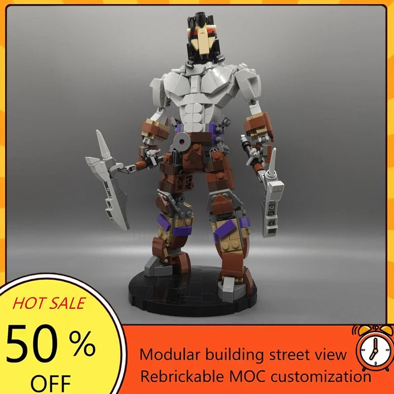 

Набор из 470 деталей: Популярная модель из фильма «Звездные войны», конструктор MOC, модульный боевой робот, технологичный подарок, праздничный набор для сборки, детский игрушечный комплект