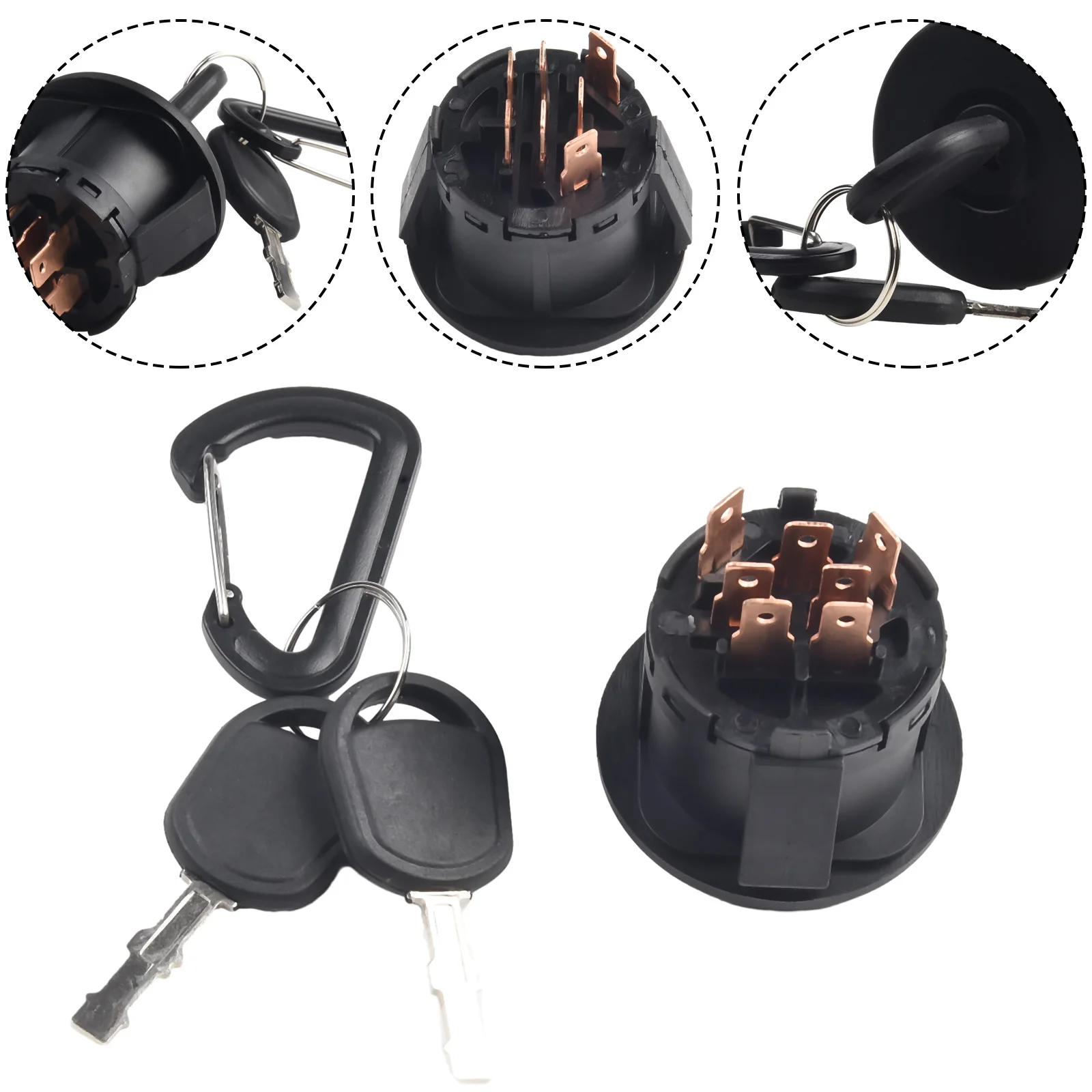 Essential Components Ignition Switch & Matching Key Set Tailored to Fit Popular For Cadet Riding Equipment Models