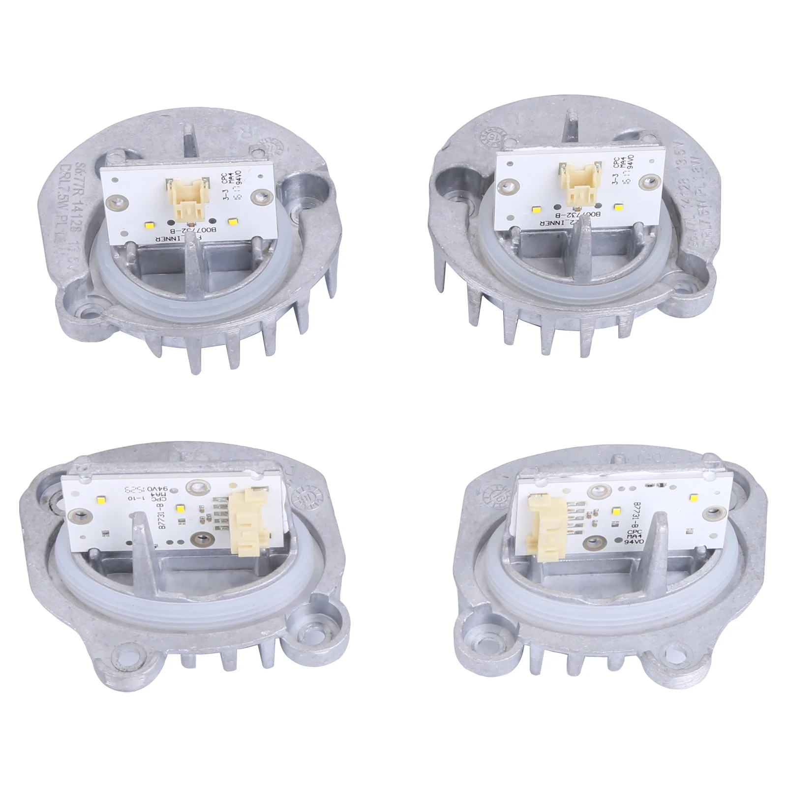 

4Pcs Yellow Angel Eye DRL Modules Xenon Headlight Led Boards Ballast For 2er F22 F87 F23 2014-2017