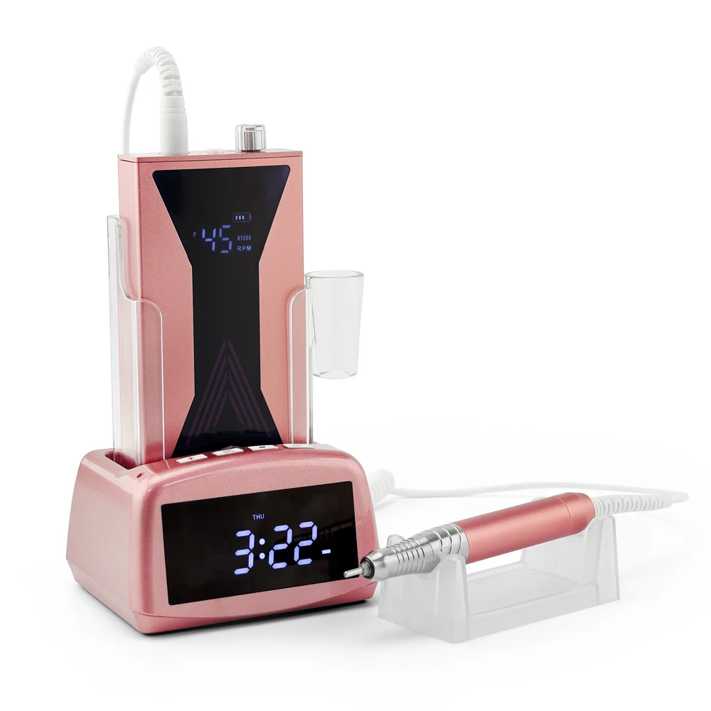 

New Professional 85w Aluminum Alloy Material Waterproof Brushless Portable Nail Drill Machine Manicure 45KRPM Eile Machines