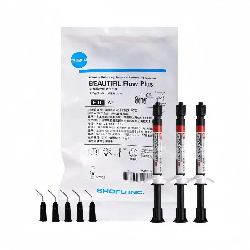 

Dental Material SHOFU Fluid Resin F00 Light Curing Composite Resin Ultra Low Flow Enhanced Restoration Bonding Nano Resin