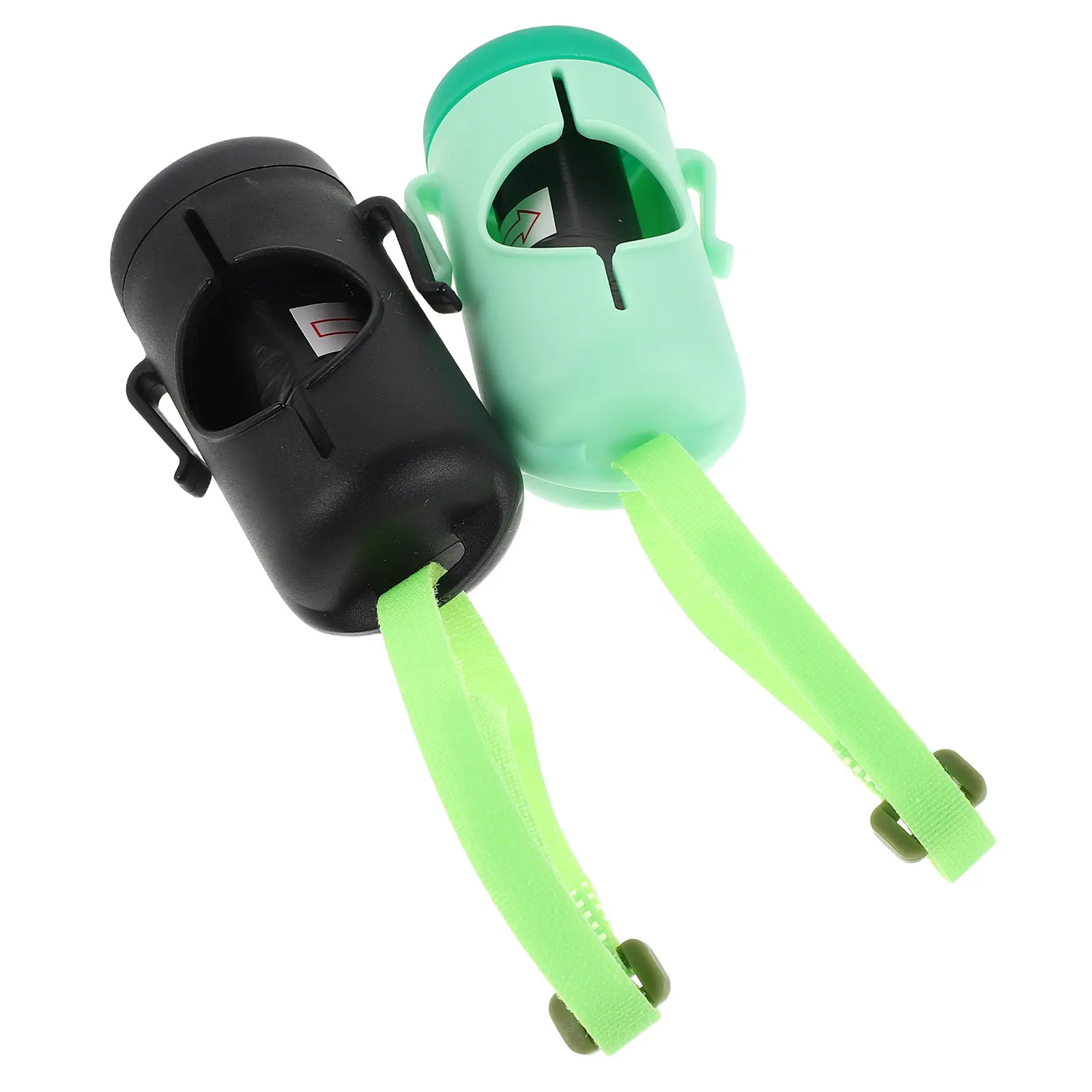 2Sets Dog Poop Bag Holder Portable Lightweight Waste Bag Dispenser Leash Accessory Pet Cleanup Walking Tool Outdoor