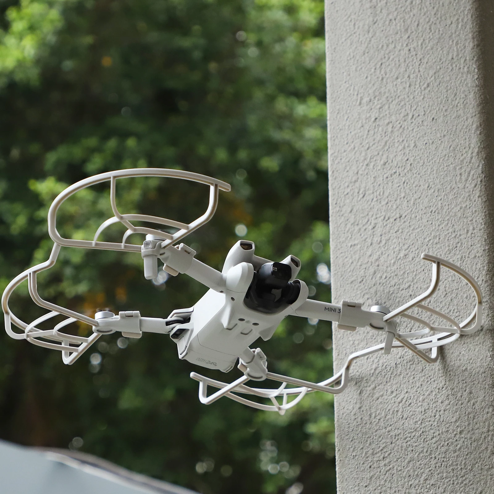 Sunnylife สำหรับ DJI Mini 3ใบมีดเกลียวแหวนป้องกัน Quick-Release Anti-Collision และ Anti-Shake Wing ป้องกัน-G