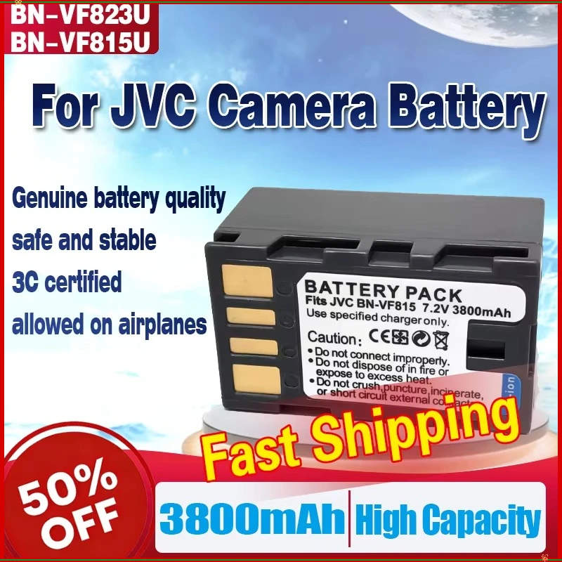 High-Quality BN-VF823U VF815U Battery Charger for JVC VF808 HD7 HD3 D760 MG575 MG330