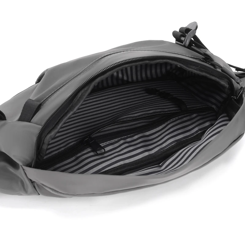 Корейская модная функциональная нагрудная сумка, спортивная сумка через плечо большой вместимости, новая минималистичная мужская поясная сумка