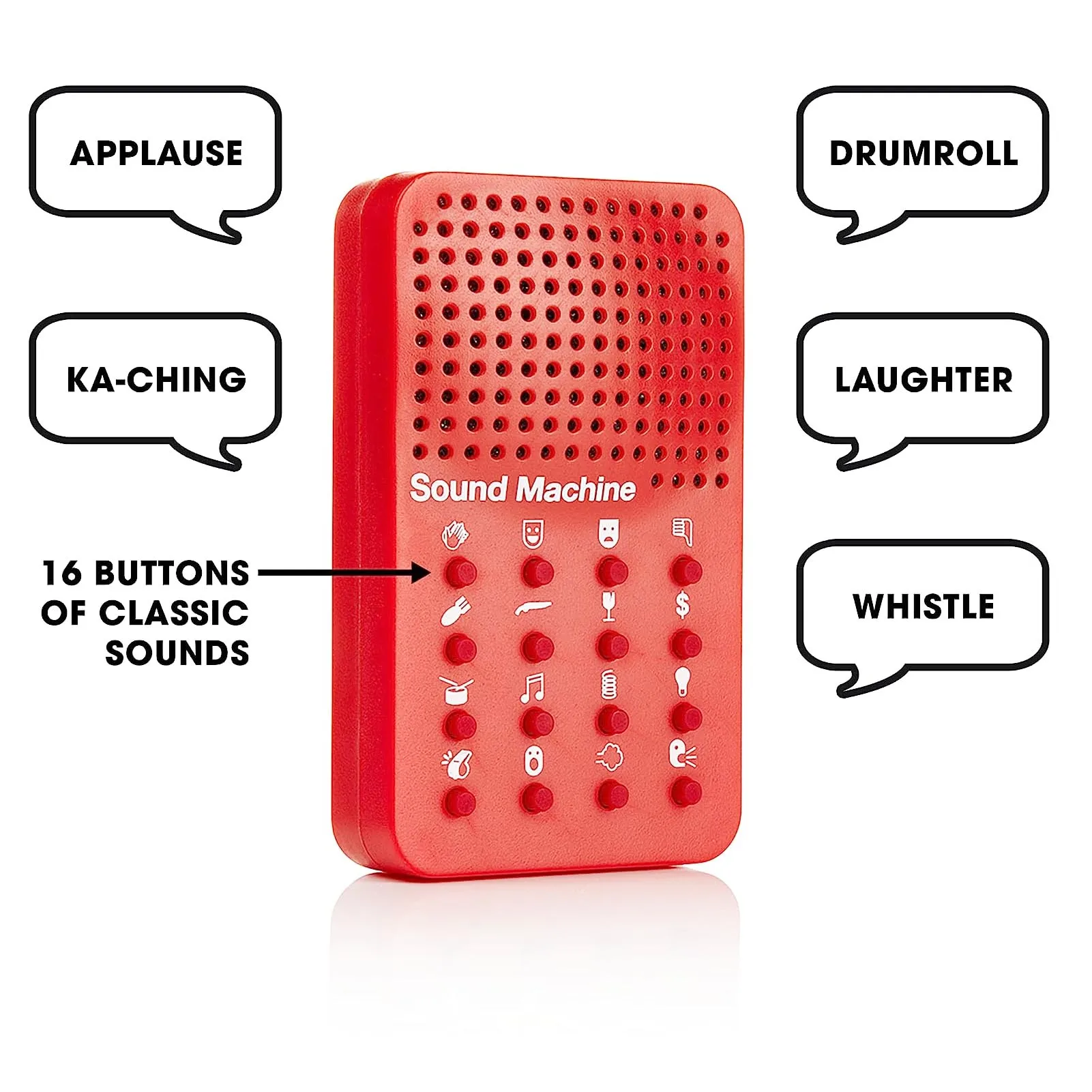 ZK30 Grappige Sound Maker Machine met 16-geluidseffecten Draagbare elektronische nieuwigheid Grappig Noise Maker Toy