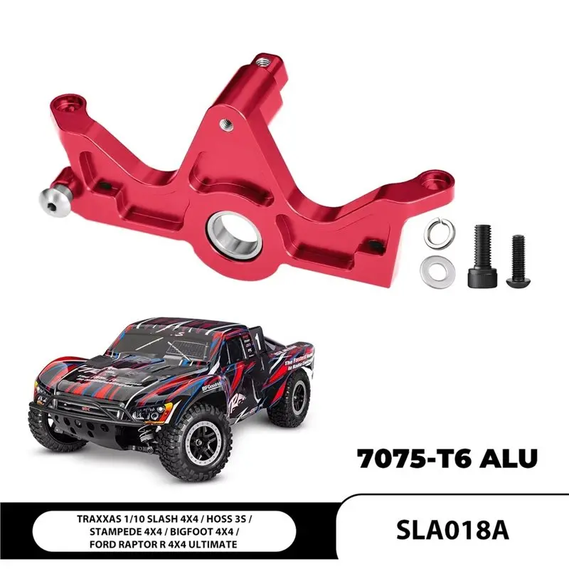 【NEW USER EXCLUSIVE】Bearing Motor Mount 7075 Aluminum For TRAXXAS 1/10 Slash 4X4 Hoss 3S Stampede 6860A 6860R